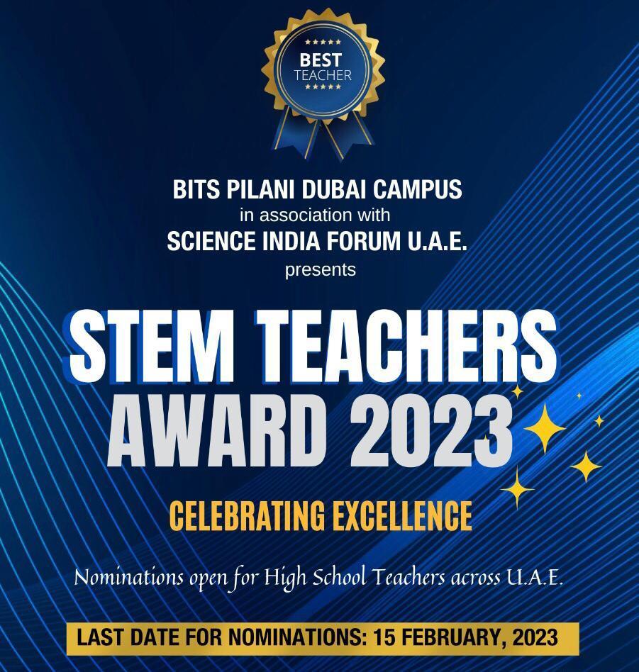 STEM TEACHERS AWARD 2024